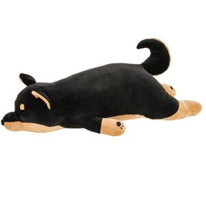 BNWT LIV HEART Premium Nemu Nemu Body pillow (M) 48769-73 Black Shiba Inu Dog